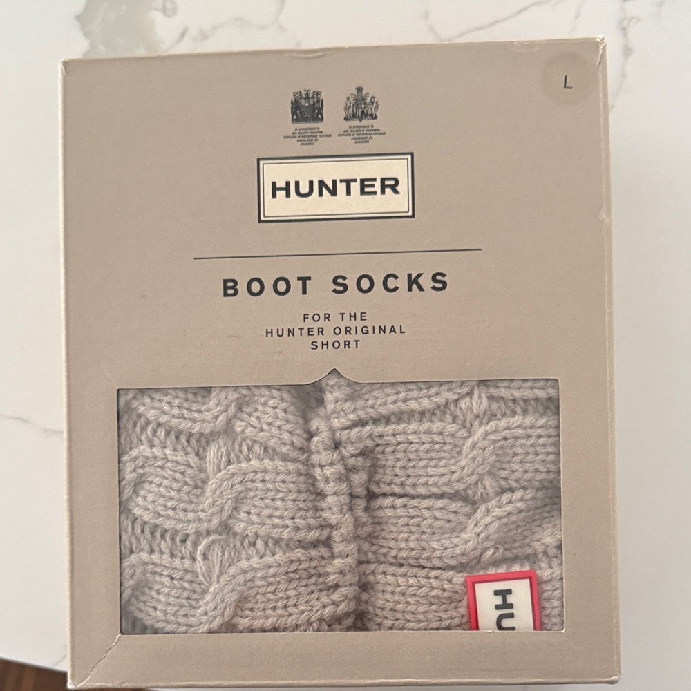 Hunter Gray/Beige Boot Socks for Original Short